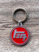TEQ Toyota Solid Metal Keychain Silver Metal