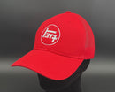 TEQ Toyota White Logo Embroidered 112 Structured Mesh Back Trucker Hat - Reefmonkey
