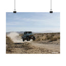 FJ45 Land Cruiser Wall Art Matte Poster Print - Rusty Nail Racing Rob Tygart