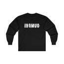 IH8Mud White Logo Ultra Cotton Long Sleeve Unisex Tee - Reefmonkey