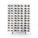 FJ40 Land Cruiser Shower Curtain Bathroom Decor - Reefmonkey Artist Jesse Clark