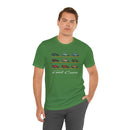 FJ40 Land Cruiser Multi Color Unisex T Shirt - Reefmonkey Artist Jesse Clark