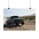 FJ45 Land Cruiser Wall Poster Photo Art - Rusty Nail Racing Rob Tygart