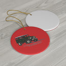 FJ40 Land Cruiser Ceramic Christmas Tree Ornament Toyota Decoration - Reefmonkey Artist Brody Plourde