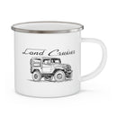 Toyota Land Cruiser FJ40 Enamel Campfire Mug - Reefmonkey Artist Prisma Denensi