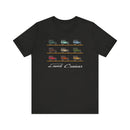 FJ40 Land Cruiser Multi Color Unisex T Shirt - Reefmonkey Artist Jesse Clark