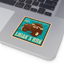 LOGANS RUN 2021 Event Decal Sticker Square Vinyl Stickers ONSC