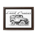 FJ40 Land Cruiser Toyota Canvas Gallery Wrap Artwork - Reefmonkey Artist Prisma Denensi