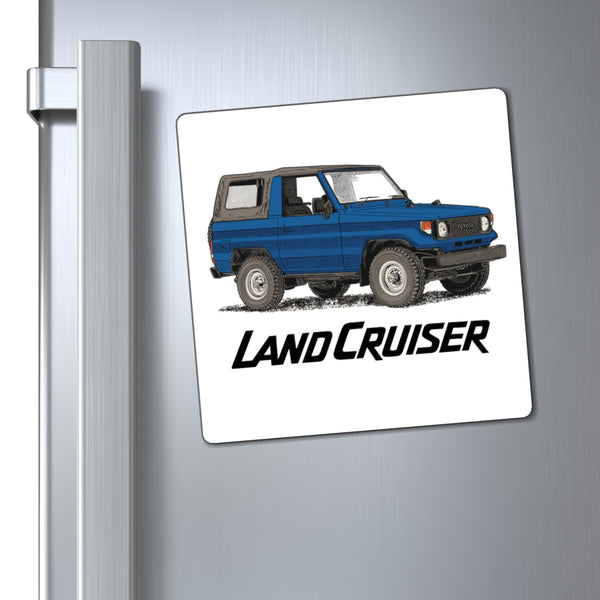 70 Series Land Cruiser Square Refrigerator Magnet - Reefmonkey Prisma Denesi