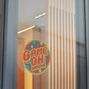 Game On Brewpub Round Vinyl Stickers - Reefmonkey