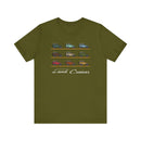 FJ40 Land Cruiser Multi Color Unisex T Shirt - Reefmonkey Artist Jesse Clark