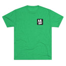 IH8MUD Logo 2 Sided Distressed Tri Blend Unisex Tee - Reefmonkey