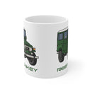 FJ40 Land Cruiser Coffee Cup Toyota Coffee Mug - Reefmonkey Artist Chris Marshall