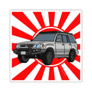 LX470 Lexus 100 Series Land Cruiser Decal Sticker - Reefmonkey Artist Chris Marshall