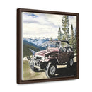 FJ40 Artwork Land Cruiser Canvas Art - Reefmonkey Artist Jesse Clark