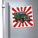 FJ40 Land Cruiser Refrigerator Toolbox Magnet - Reefmonkey Artist Chris Marshall