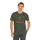 FJ40 Land Cruiser Multi Color Unisex T Shirt - Reefmonkey Artist Jesse Clark