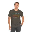 FJ40 Land Cruiser Multi Color Unisex T Shirt - Reefmonkey Artist Jesse Clark