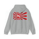 TEQ Rising Sun Flag Unisex Hoodie Hooded Sweatshirt 2 Sided - Reefmonkey