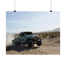 FJ45 Land Cruiser Wall Poster Photo Art - Rusty Nail Racing Rob Tygart