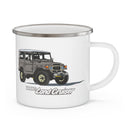 FJ40 Land Cruiser Enamel Camping Mug - Reefmonkey Artist Brody Plourde