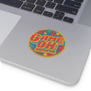 Game On Brewpub Round Vinyl Stickers - Reefmonkey