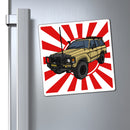 60 Series Land Cruiser  FJ60 BJ60 HJ60 HJ61 Refrigerator Magnet - Reefmonkey Artist Chris Marshall