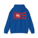 TEQ Rising Sun Flag Unisex Hoodie Hooded Sweatshirt 2 Sided - Reefmonkey