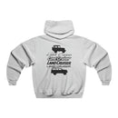 Land Cruiser Fonts Hoodie FJ40 to FJ80 Toyota Land Cruiser fonts Men's NUBLEND® Hooded Sweatshirt