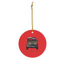 FJ40 Land Cruiser FJ Cruiser "Who's Your Daddy" Christmas Tree Ornament - Reefmonkey Artist Brody Plourde