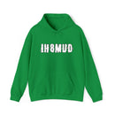 IH8MUD White Logo Unisex Hooded Sweatshirt Hoodie One Side Print - Reefmonkey