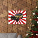 60 Series Land Cruiser Rising Sun Wall Poster Art Print - Reefmonkey Artist Chris Marshall