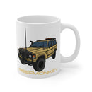 60 Series FJ60 Land Cruiser Toyota Coffee Mug Cup - Reefmonkey Artist Christopher Marshall