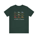 FJ40 Land Cruiser Multi Color Unisex T Shirt - Reefmonkey Artist Jesse Clark