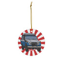 FJ55 Land Cruiser Christmas Tree Ornaments - Reefmonkey Artist Christopher Marshall