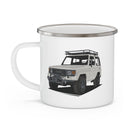 70 Series Land Cruiser Enamel Camping Mug - Reefmonkey Artist Prisma Denensi