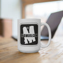 IH8Mud Black White Logo Ceramic Coffee Mug Cup - Reefmonkey