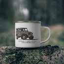 FJ40 Land Cruiser Enamel Camping Mug - Reefmonkey Artist Brody Plourde
