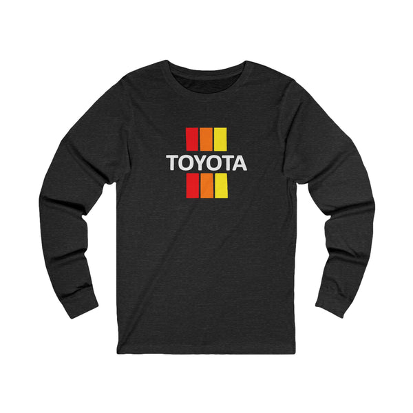 Toyota 3 Stripe Jersey Long Sleeve Unisex Shirt Tee - Reefmonkey