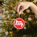 TEQ Logo Glass Christmas Ornament - Reefmonkey