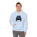 80 Series Land Cruiser Hooded Unisex Sweatshirt Hoodie - Reefmonkey Artist Prisma Denesi