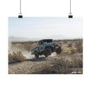 FJ45 Land Cruiser Wall Art Matte Poster Print - Rusty Nail Racing Rob Tygart