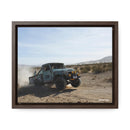 FJ45 Land Cruiser Canvas Framed Wall Art - Rusty Nail Racing Rob Tygart