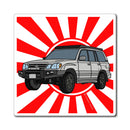 LX470 Lexus 100 Series Land Cruiser Fridge Magnet - Reefmonkey Artist Chris Marshall