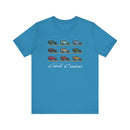 FJ40 Land Cruiser Multi Color Unisex T Shirt - Reefmonkey Artist Jesse Clark