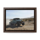 FJ45 Land Cruiser Canvas Framed Wall Art - Rusty Nail Racing Rob Tygart