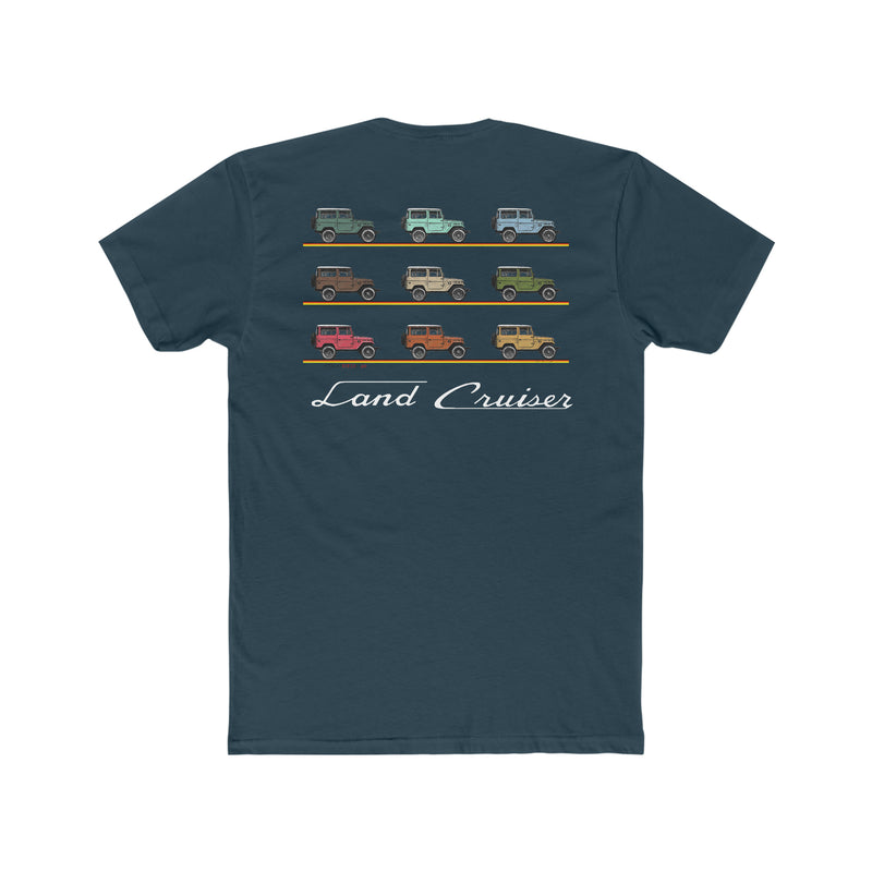 FJ40 Tee Land Cruiser Tee Shirt 2 Side Printed - Reefmonkey Artist Jesse Clark