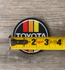Toyota 3 Stripe Logo Morale Truck Headliner Back Pack Patch