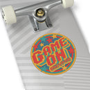 Game On Brewpub Round Vinyl Stickers - Reefmonkey