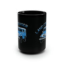 FJ40 Land Cruiser Coffee Mug Coffee Cup Black Version - Reefmonkey Artist Ren Hart